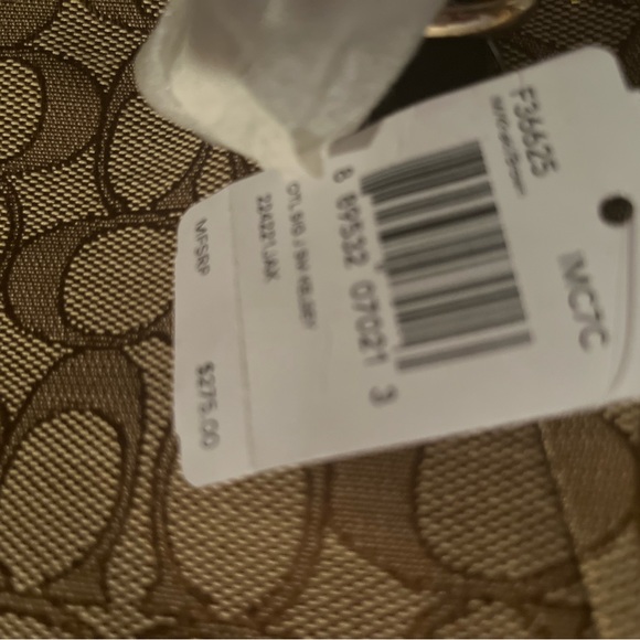 NEW WITH TAGS COACH WOMEN'S SMALL KELSEY SATCHEL KHAKI/BROWN BELOW $275 RETAIL - Picture 3 of 9